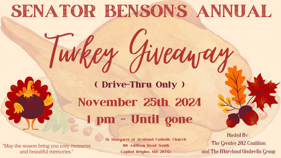 Senator Benson’s Annual Turkey Drive